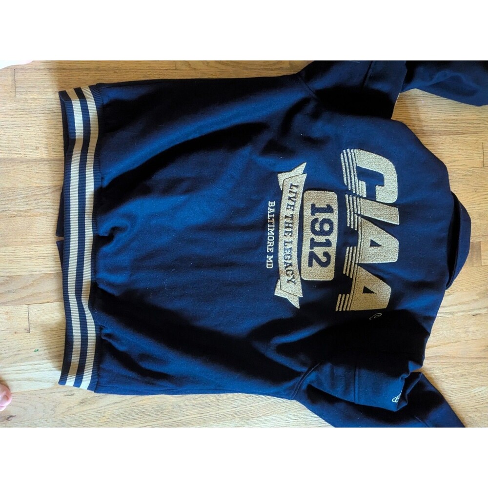 Collegiate Luxe CIAA 1912 Varsity Jacket Men 4XL Navy Blue Wool Chenille... - Picture 2 of 10